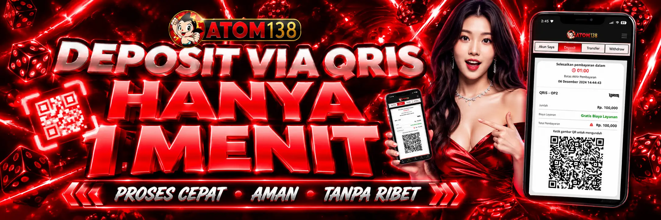 DEPOSIT CEPAT VIA QRIS